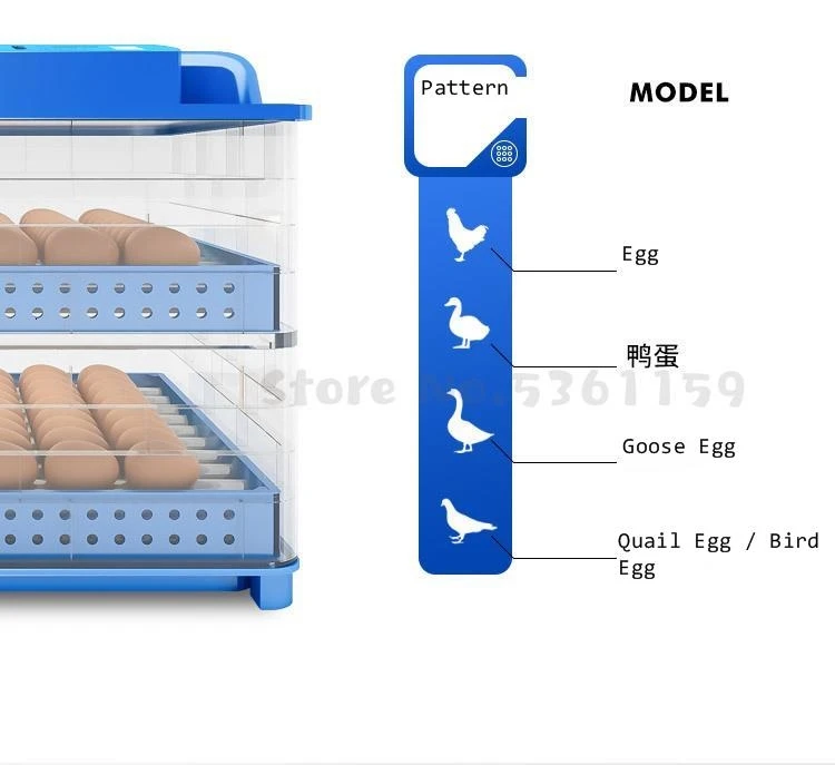 Автоматический инкубатор для яиц на водной кровати, Китай, инкубационная машина для курицы, умный термостат для инкубатора ясности, инкубатор 220 В
