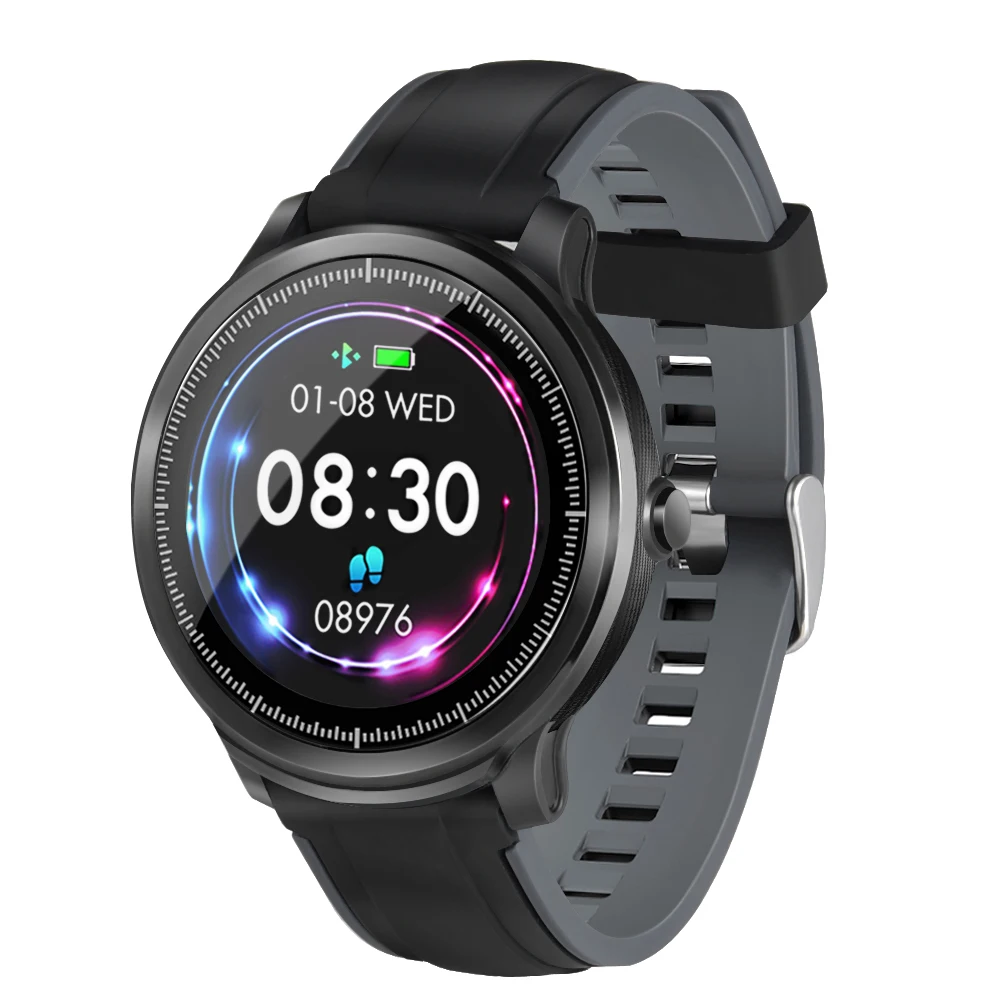 

Mykit Smart Watch 1.3 inch Full Circle Touch Screen IP68 Waterproof Heart Rate Sleep Monitor Sport Fitness Tracker Smartwatch