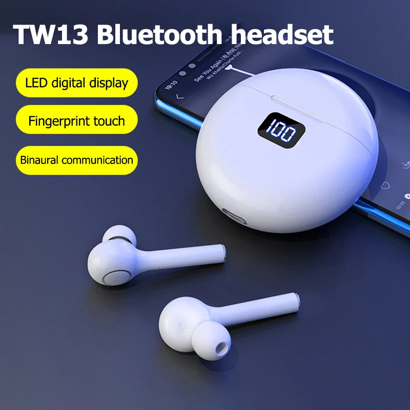 Bluetooth V5.0 наушники беспроводные с микрофоном спортивные Водонепроницаемые