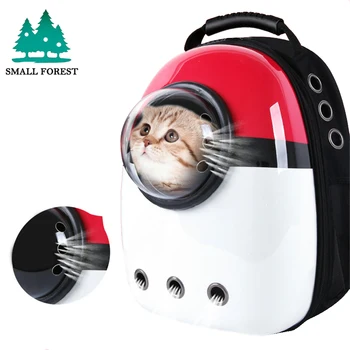 

Small Forest Pet Dog Cat backpack Travel cat carrier Double Shoulder Bag Space Capsule Backpack for Bag Small Pet Handbag