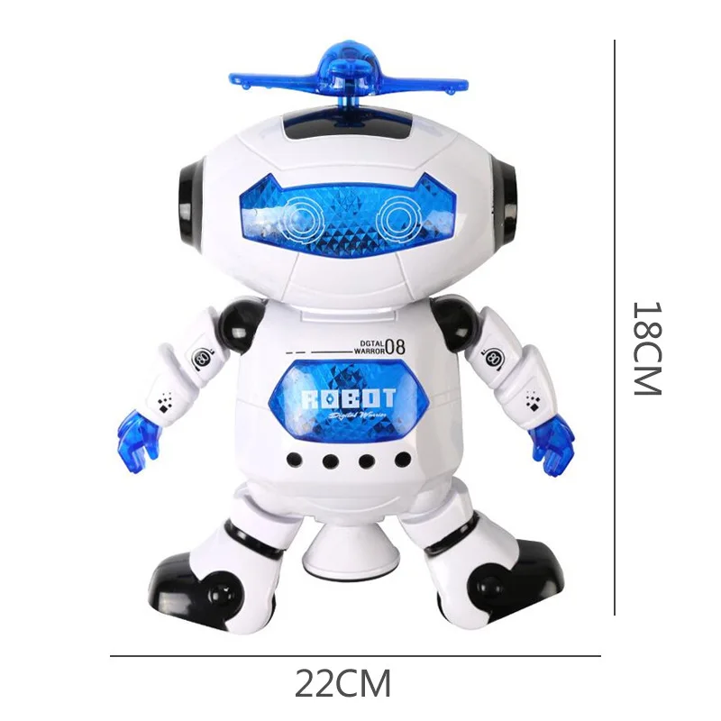 

Space Dancing Robot Toys for Children 360-Degree Electric Spinning Light Music BOY'S Toy Stall Hot Selling