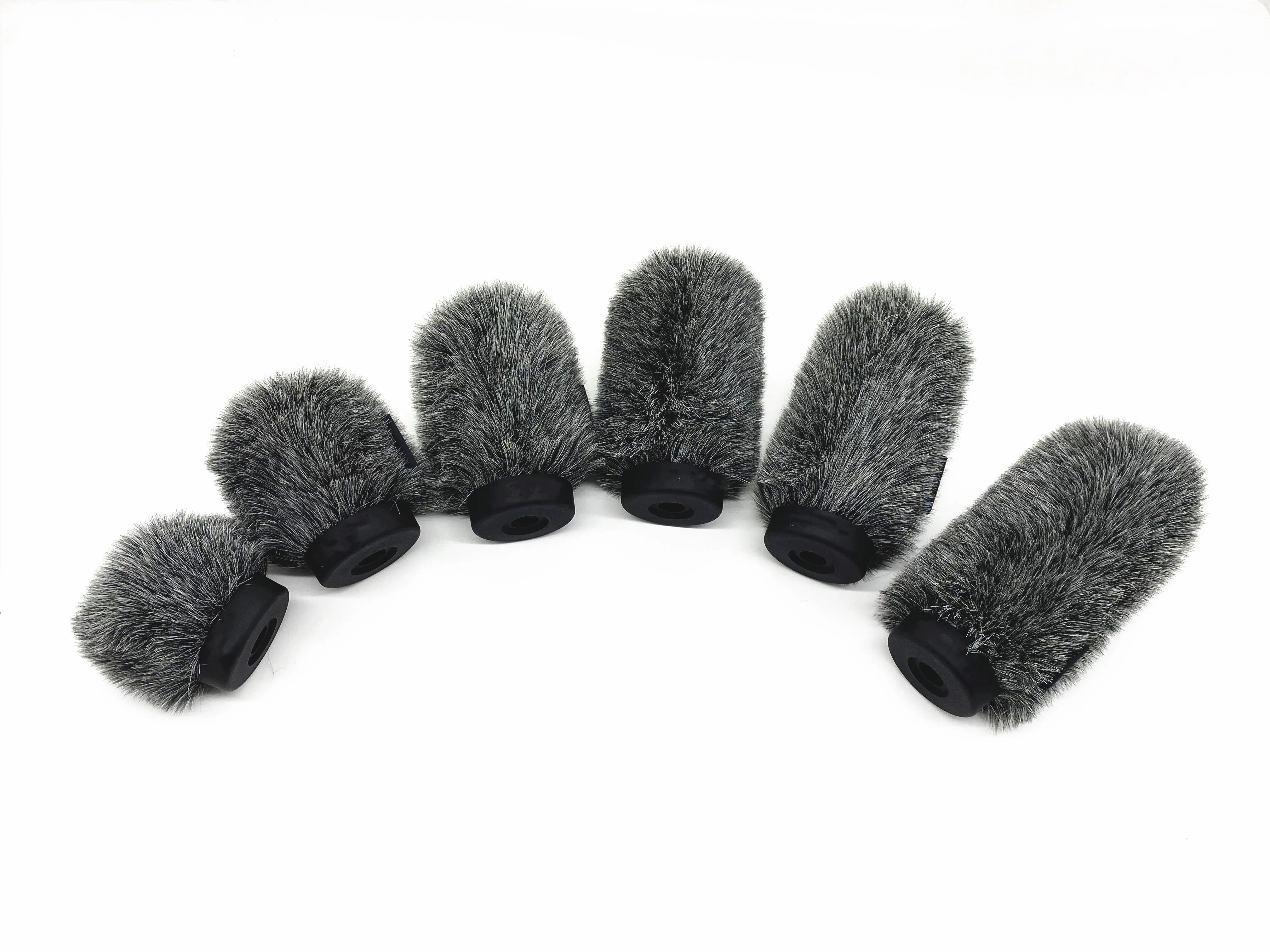 죽은 고양이 슬립 온 앞 유리 일체형 마이크 인터뷰 마이크 용 모피 커버 야외 촬영 마이크 모피 앞 유리 커버