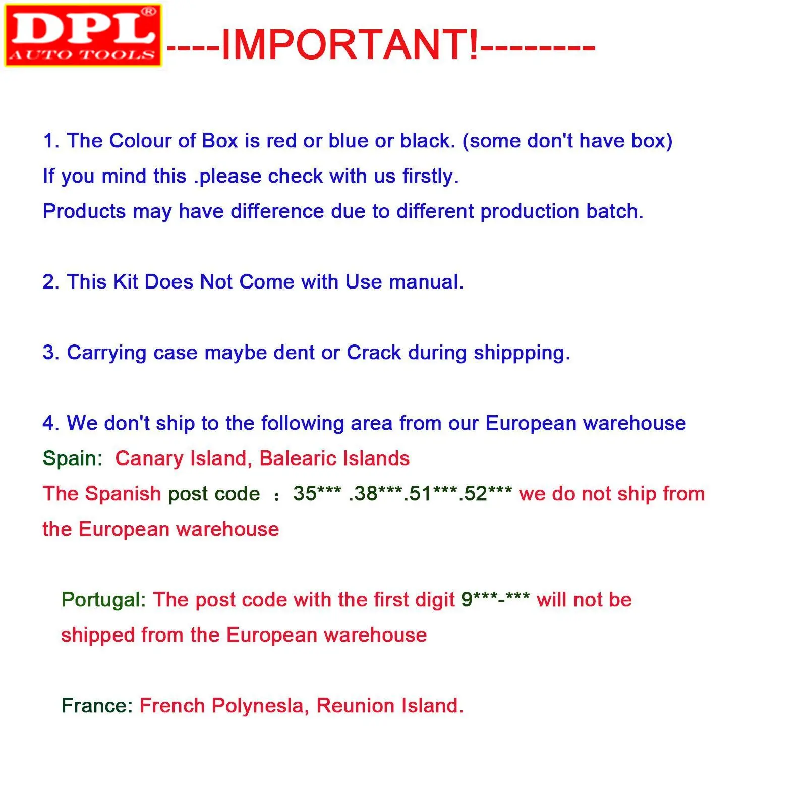 Universal 18pcs Pneumatic Brake Piston Wind Back Tool Set Auto Wind Back Car