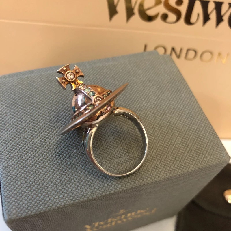 2021 hot selling three dimensional Saturn ring punk creative simple