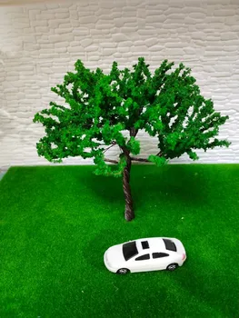 

15-20 cm architectural model material green train model tree model railway layout model tree road