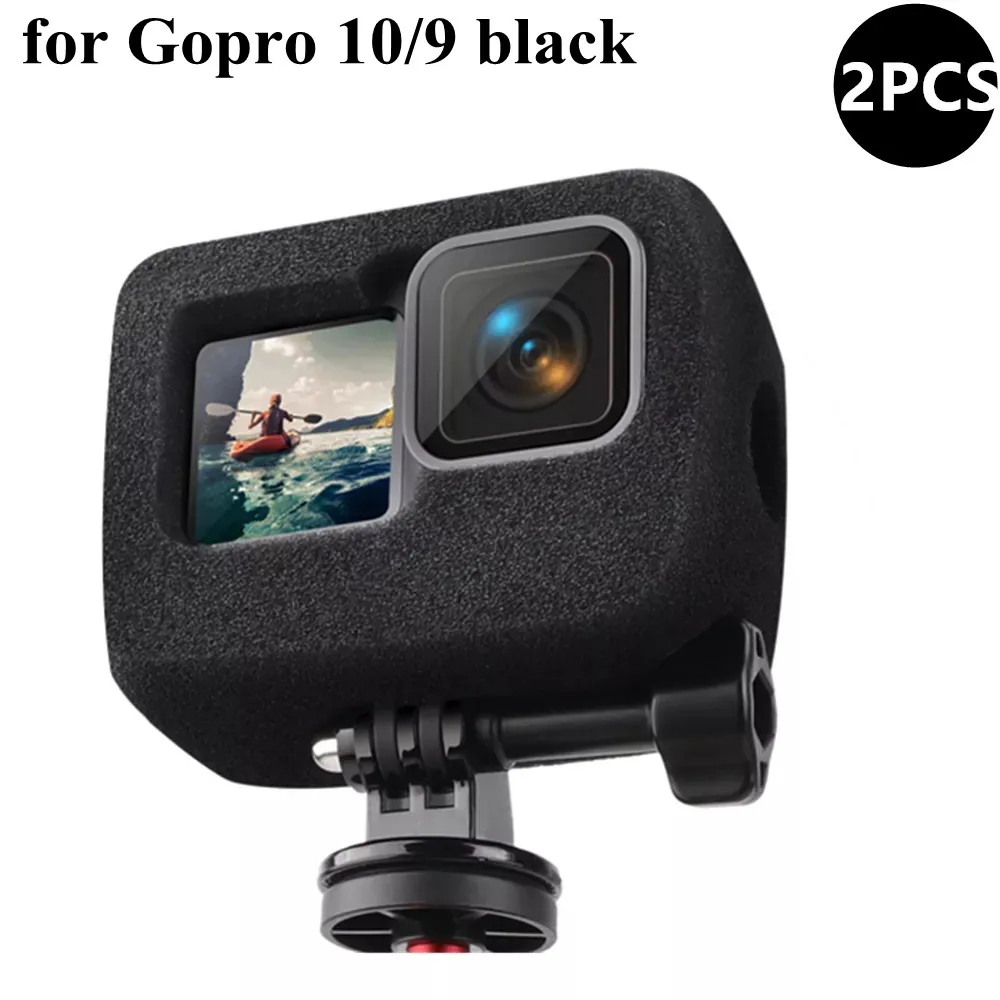 Чехол из поролона с эффектом шумоподавления на ветровое стекло для GoPro HERO 10 9