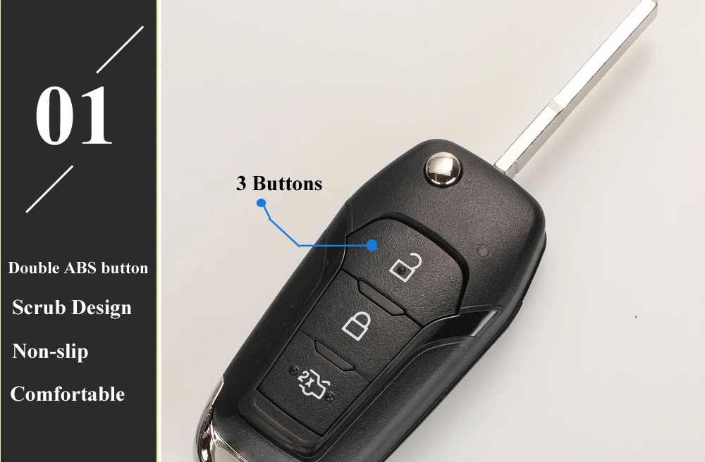 Keyforkess Chiave a Distanza di Vibrazione Fob 3 Bottoni 315/433Mhz N5F-A08TAA ID49 per Ford S-MAX Galaxy Mondeo Mk2 Mk7 explorer Ranger - Hb6db063537da4146ba1cdc3b7fe027e0a