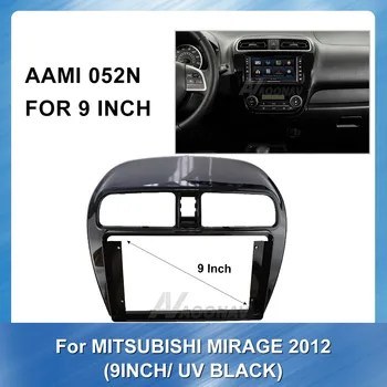 

9 inch Car Radio Fascia for Mitsubishi Mirage 2012 (black) car Special Dash Trim Kit Frame Panel Head Unit Car Refitting