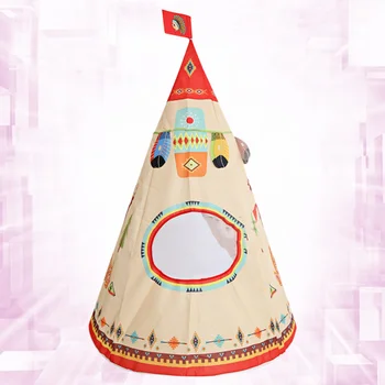 

1Pc Kids Indoor Tent Portable Camping Plaything Teepee Tents for Children