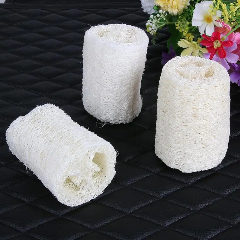 3x натуральная люфа Luffa Мочалка для душа