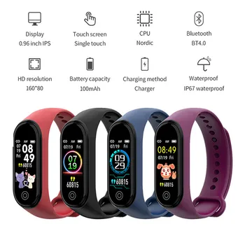 

M4plus Smart Band Heart Rate Blood Pressure Fitness Sport Watch Bluetooth Smart Bracelet Wristbands Activity Tracker Pedometer
