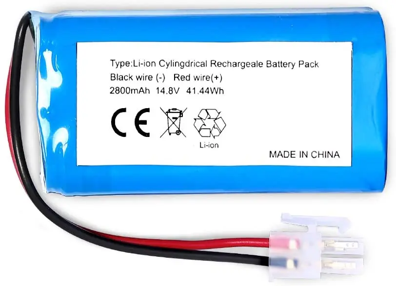 

14.8V 2800mAH Replacement Battery Compatible with ILIFE A4 A4S A6 V7 Robot Vacuum Cleaner