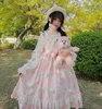 2022 japonais Lolita Style Harajuku gothique pansement nœud Patchwork fille Cosplay Kawaii volants sans manches fête robe caraco ► Photo 1/6