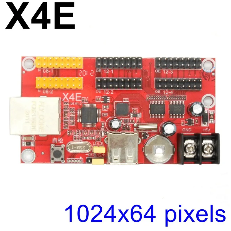 Бесплатная доставка Kaler X4E светодиодный контроллер 1024*64 пикселей Сеть ethernet связь