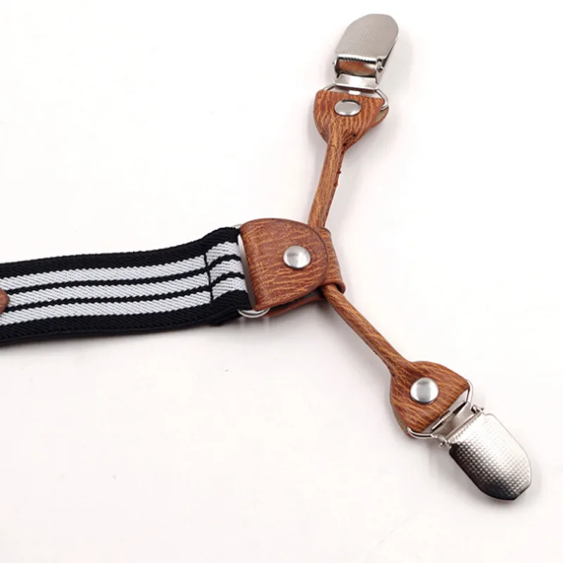 2019 Детские аксессуары милые детские Эластичные подтяжки в полоску для мальчиков