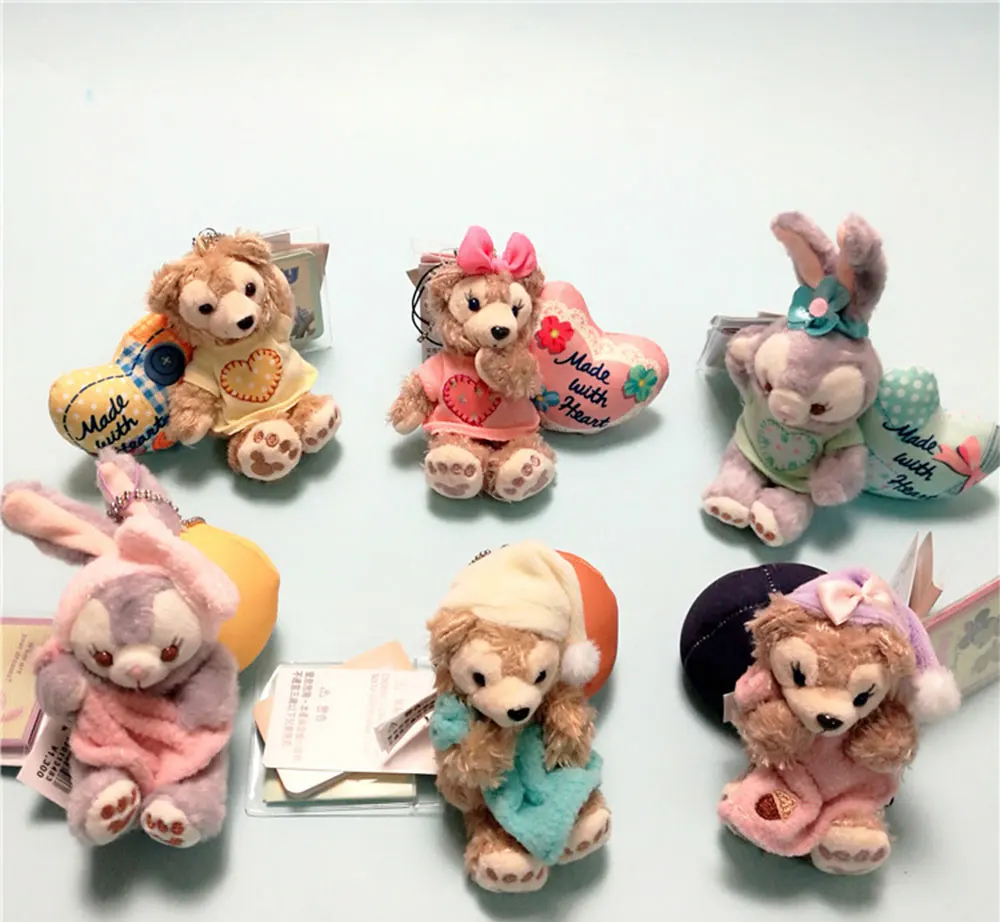 12 см мультфильм стеллалу кролик kawaii брелок Подвеска милый кролик мягкие куклы для сумки дети девочка подарок на день рождения