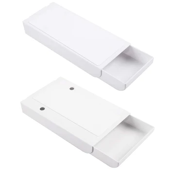 

2 Pcs Desk Pencil Drawer Organizer Self-Adhesive Drawer Pencil Tray -Up Desktop Drawer Tray Under the Table Organizer