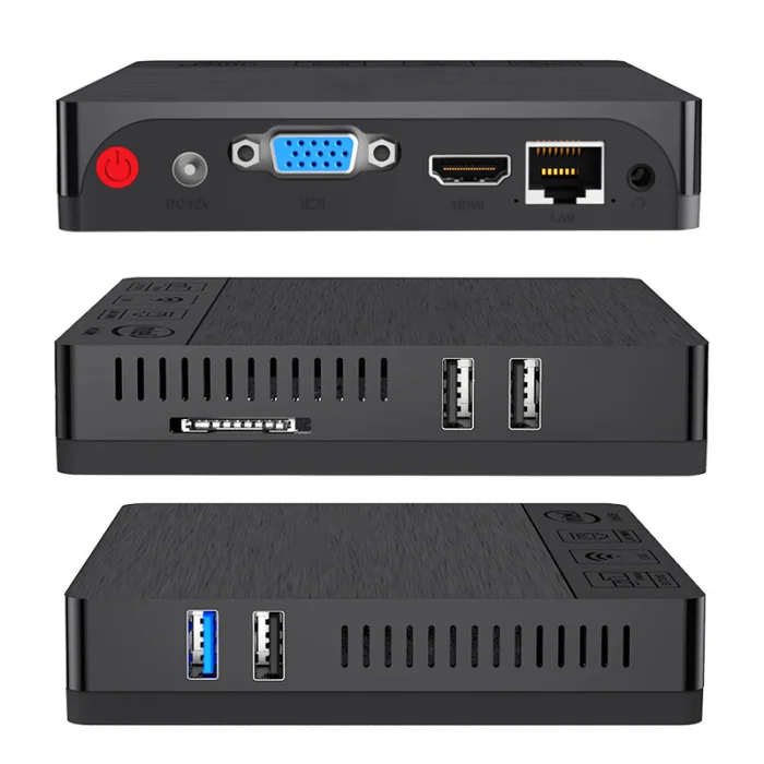 Мини компьютер хост BT3 PRO II 4G+ 64G для Win10 домашнего офиса с VGA интерфейсом ND998