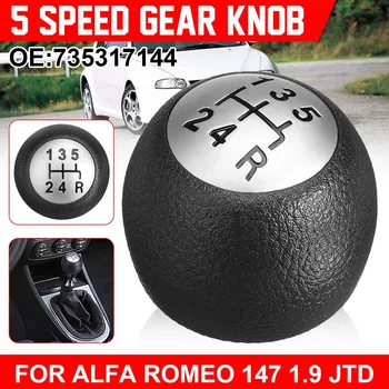 

5 Speed Car MT Gear Shift Knob Lever Shifter Hand Ball Plastic For Alfa Romeo 147 1.9 JTD