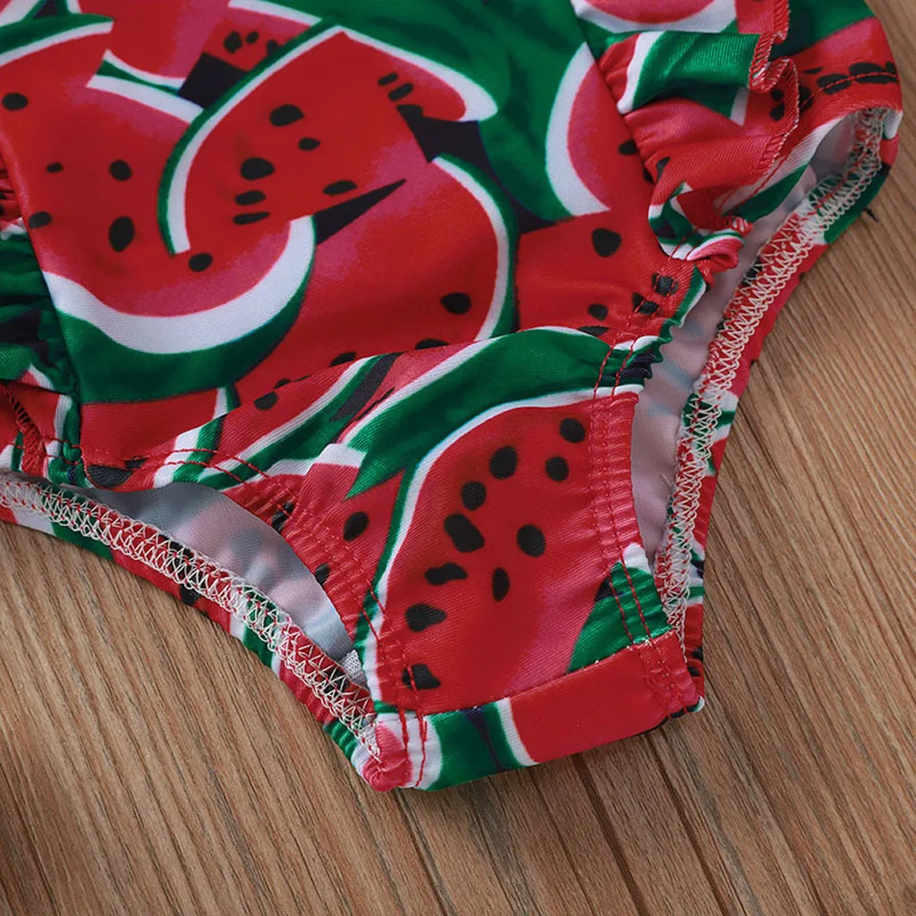 Одежда для купания для маленьких девочек; бикини с фруктами; infantil; купальный костюм; пляжная одежда; biquini infantil menina;# Y3