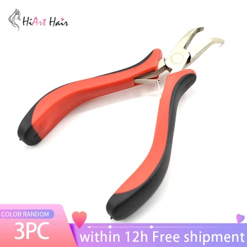 

HiArt DIY Hair Bend Tip Pliers Hair Extension Tool Wig Clip Pliers For Micro Rings/links/beads Extend hair Extension Salon 5PC