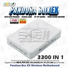Puszka pandory EX 3300 w 1 bezprzewodowa płyta główna DDR4 8GB FHD 1080P zapisz wsparcie gry N64 DC PSP FBA MAME PS1 FC SFC MD 3d tekken 6