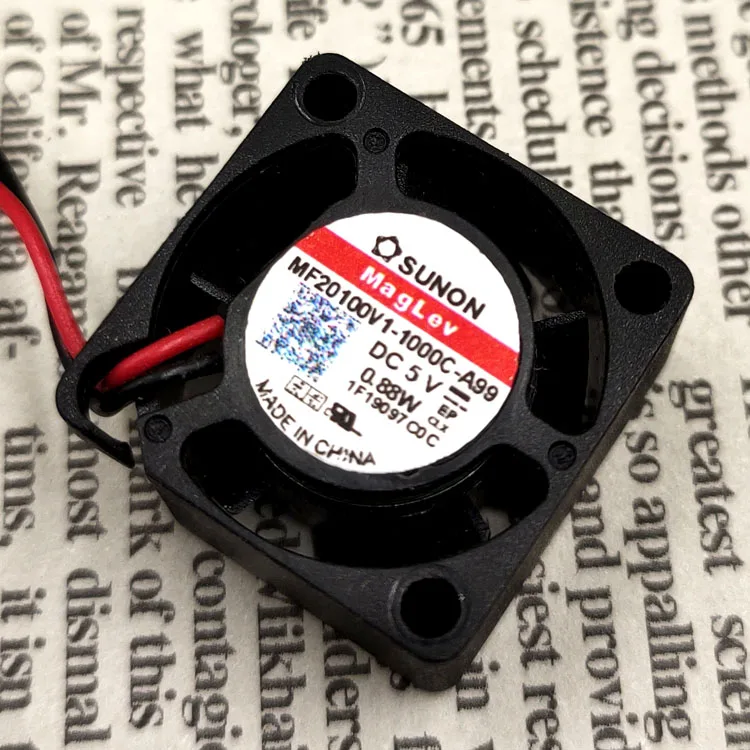 SUNON MF20100V1 1000C A99 DC 15V 0 88 W 20x20x10mm 2 проводной Вентилятор охлаждения