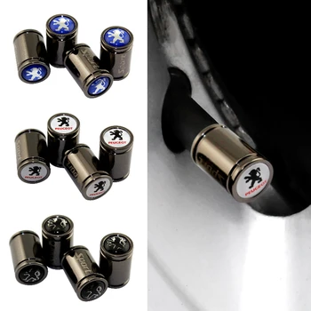

Auto Tire Accessories For Peugeot 2008 208 308 408 508 108 207 307 407 507 107 206 306 3008 4008 RCZ Wheels Valve Air Stem Caps