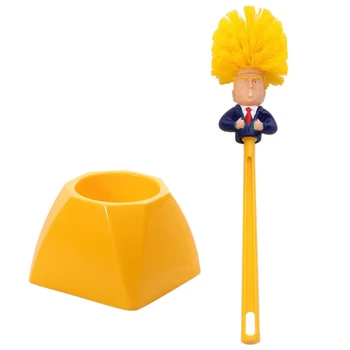 

Donald-T Toilet Brush and Holder WC Cleaning Tool, Trump Toilet Brush, Make Toilet Great Again Commander Execution