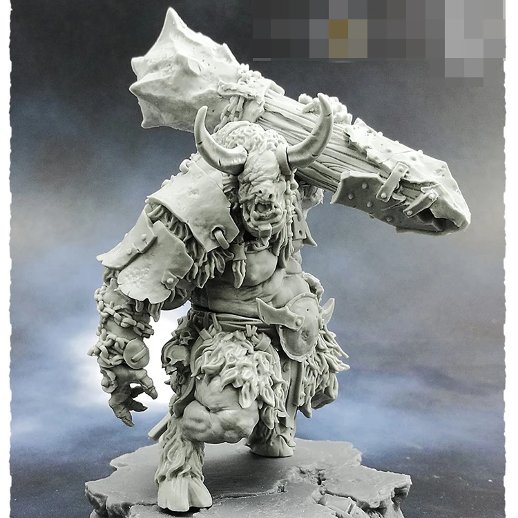 55 мм Siege Minotaur полимерная модель GK фантастическая тема воин животных разобранный и