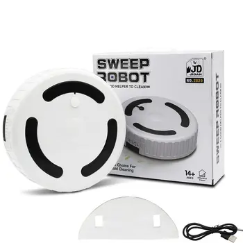 

USB Rechargeable Auto Cleaner Robot Microfiber Smart Sweep Suction Mini Automatic Sweeping Machine Broom Household