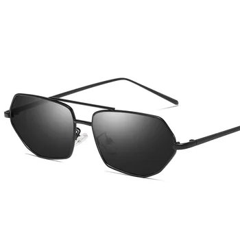 

Women Fashion Polygon Sunglasses Female Street Shot Irregular Sunglasses Metal Frame Male Glasses UV400 Adult Glasses