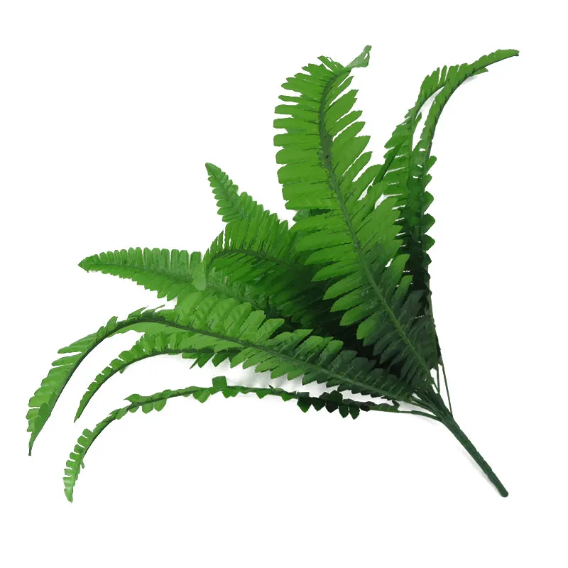 Искусственные зеленые растения пластиковые папоротник трава листья украшения для дома и офиса