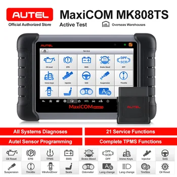 

Autel MaxiCom MK808TS Car Diagnostic Tool Auto TPMS Tools Diagnostics Scan Tool Automotive Scanner PK Maxicom MK808 MK808BT