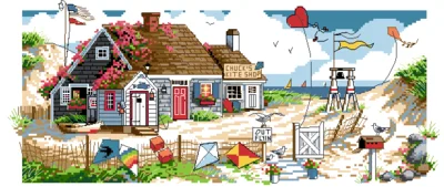 Top MM Mouse avatar Counted Cross Stitch Kit stitch RS cotton with cross Dim 3807 kite house | Дом и сад