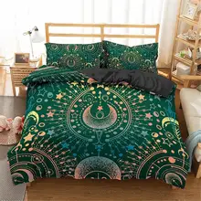 Homesky набор постельного белья в богемном стиле, цветочный рисунок Пейсли, пододеяльник, покрывало "мандала", набор постельного белья королевского размера