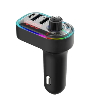 

Handsfree Car Kit MP3 Player FM Transmitter Car Autos Dual USB Charger Bluetooth 5.0 Wireless FM Transmitter MP3 Player