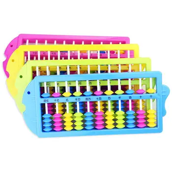 

Kids Abacus Soroban Toy Colorful Plastic 11 Rods Chinese Abacus Soroban Beads Math Arithmetic Early Learning Education Kids Toys