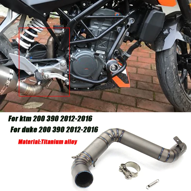 Выхлопная система для мотоцикла ktm 200 390 duke 2012 2016 с