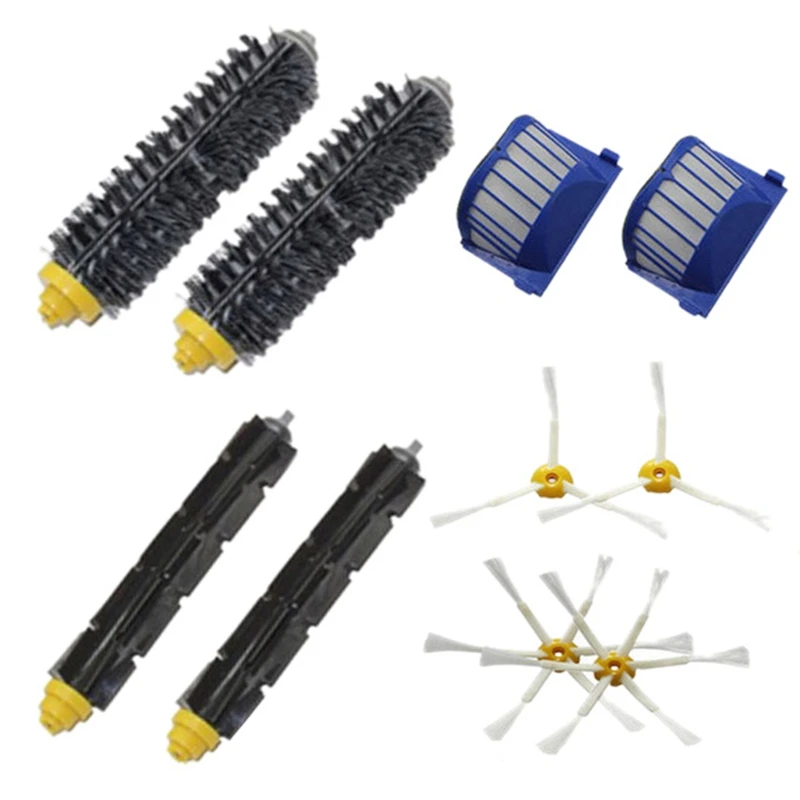 

Bristle&Flexible Beater&Armed Brush&Aero Vac Filter for IRobot Roomba 600 620 630 650 660