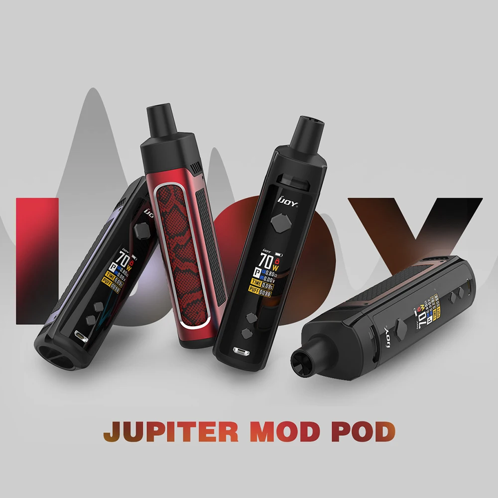 IJOY Jupiter 70 Вт Pod Комплект 5 мл Pod 0.2ohm/0.6ohm сетчатая катушка питание от одной 18650 ячеек vape Kit vs vinci X/TARGET PM80