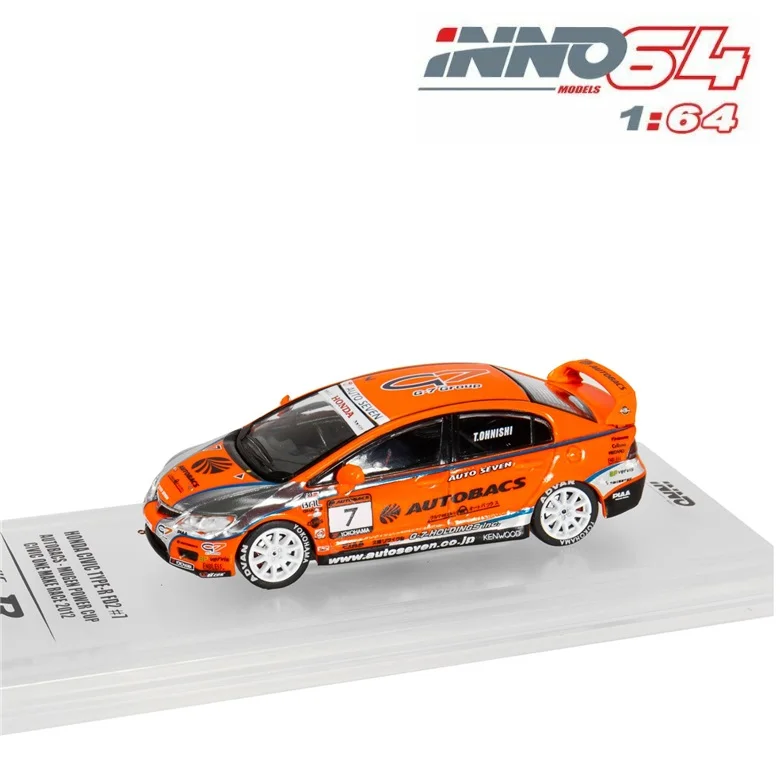 INNO64 1: 64 Honda Civic Ferio Gr. A#16 MUGEN гоночная литая модель автомобиля