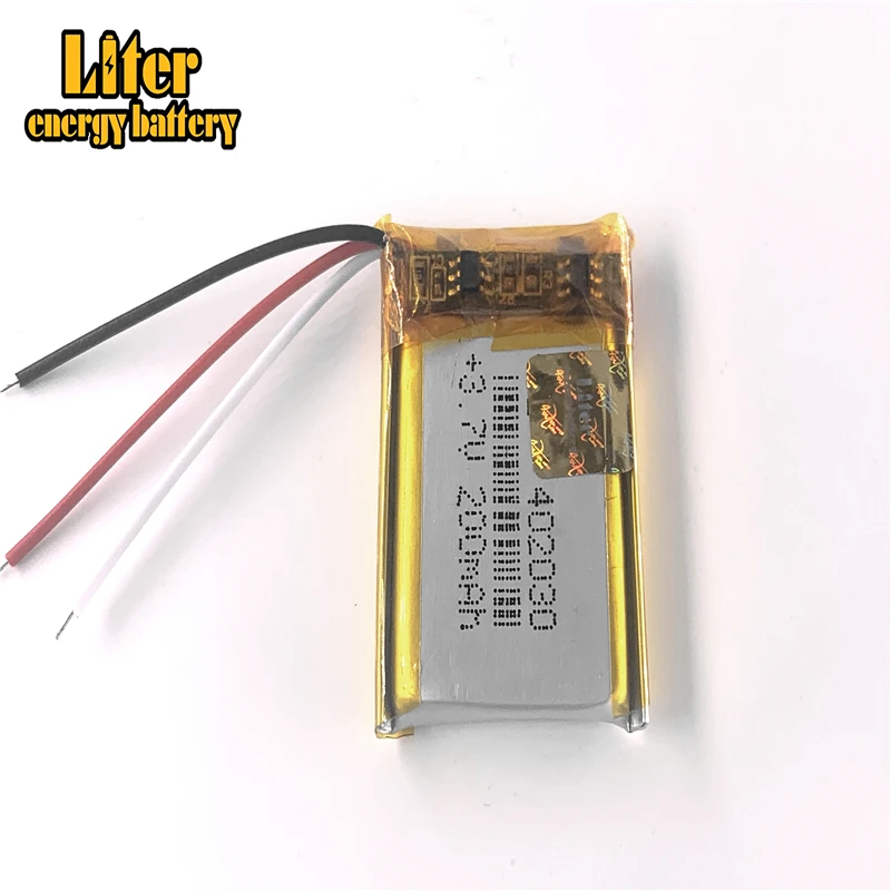BATTERIA RICARICABILE 3,7 V 200mAh Ai Polimeri Di Litio Li - Foto 10