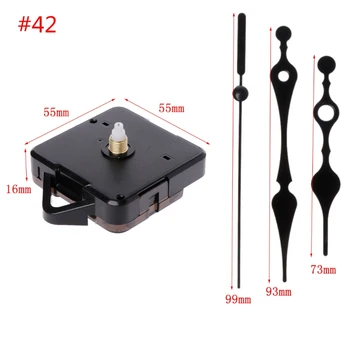 

Quartz Clock Movement Mechanism Hands Wall Repair Tool Parts Silent Kit Set DIY D0AC