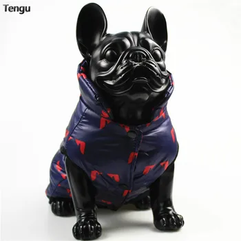 

Autumn and winter style sleeveless vest with eye print design suits French bulldogs cats for warmth dogs shirts size XXL