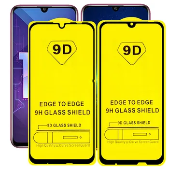 

100pcs 9D Full Glue Tempered Glass For Huawei Y9 Prime 2019/Y5/Y6/Y7 Prime 2019/Y7 Pro/Y9S/Honor V10/V20 2.5D Screen Protector