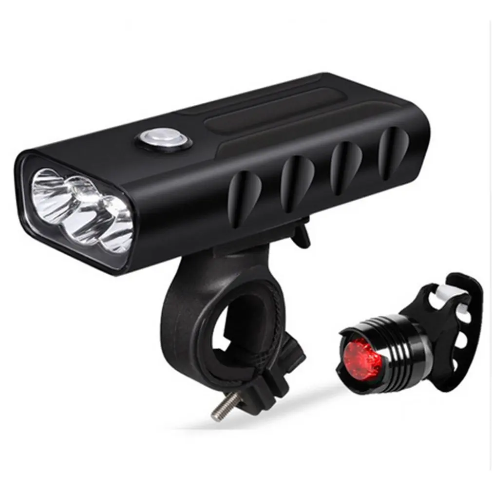15000Lum 2/3* L2/T6 USB Перезаряжаемый Встроенный 5200 мАч 3 режима велосипедный светильник, водонепроницаемый головной светильник, Аксессуары для велосипеда, задний светильник