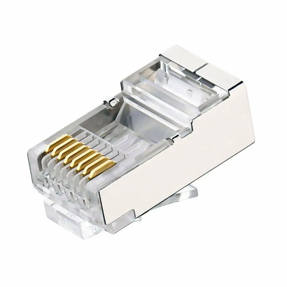 UGREEN Cat6 Cat 5e Разъем Экранированный обжимной RJ45 8P8C STP Ethernet сетевой разъем|Кабели