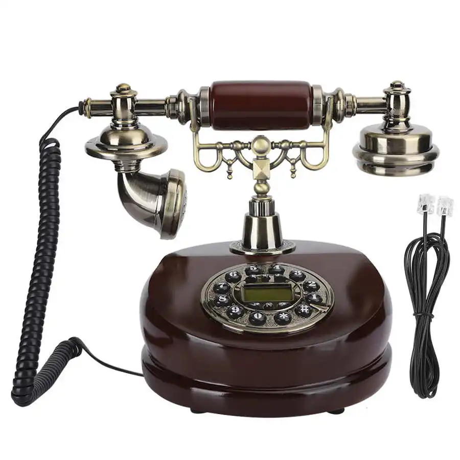 MYS-6200A Resin Dual Purpose Antique Craft Decoration Dial Vintage European Telephone | Компьютеры и офис