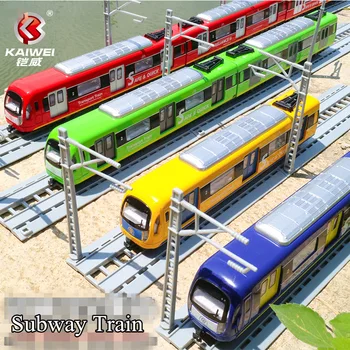

Free Shipping/Diecast Toy Model/Underground Subway Train/Pull Back/Sound & Light Car/Educational Collection/Gift For Kid